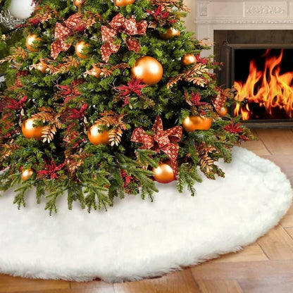 Alfombra decorativa para árbol de Navidad | Pie de arbol